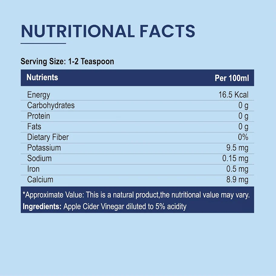 BBETTER Apple Cider Vinegar - Unfiltered & Raw, With the Mother, for Weight Loss & Wellness - Image 3