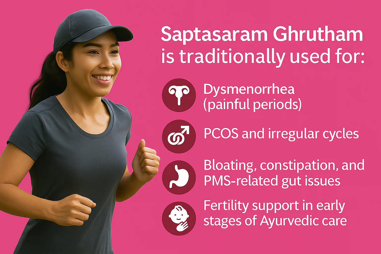 BBETTER FemiUrja - With Saptasaram Ghrutham for Hormonal Balance, PMS Relief & Digestive Support - Image 4