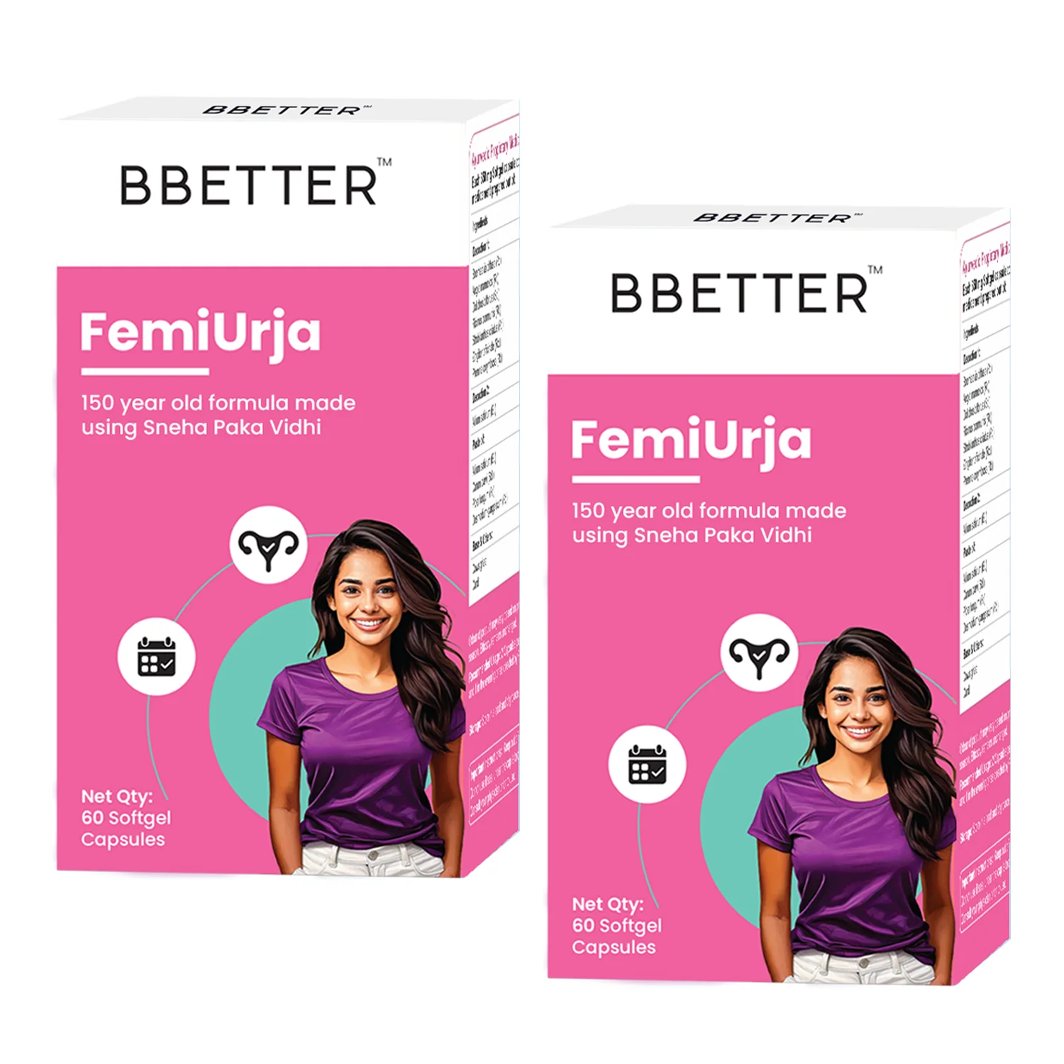 BBETTER FemiUrja - With Saptasaram Ghrutham for Hormonal Balance, PMS Relief & Digestive Support - Image 7