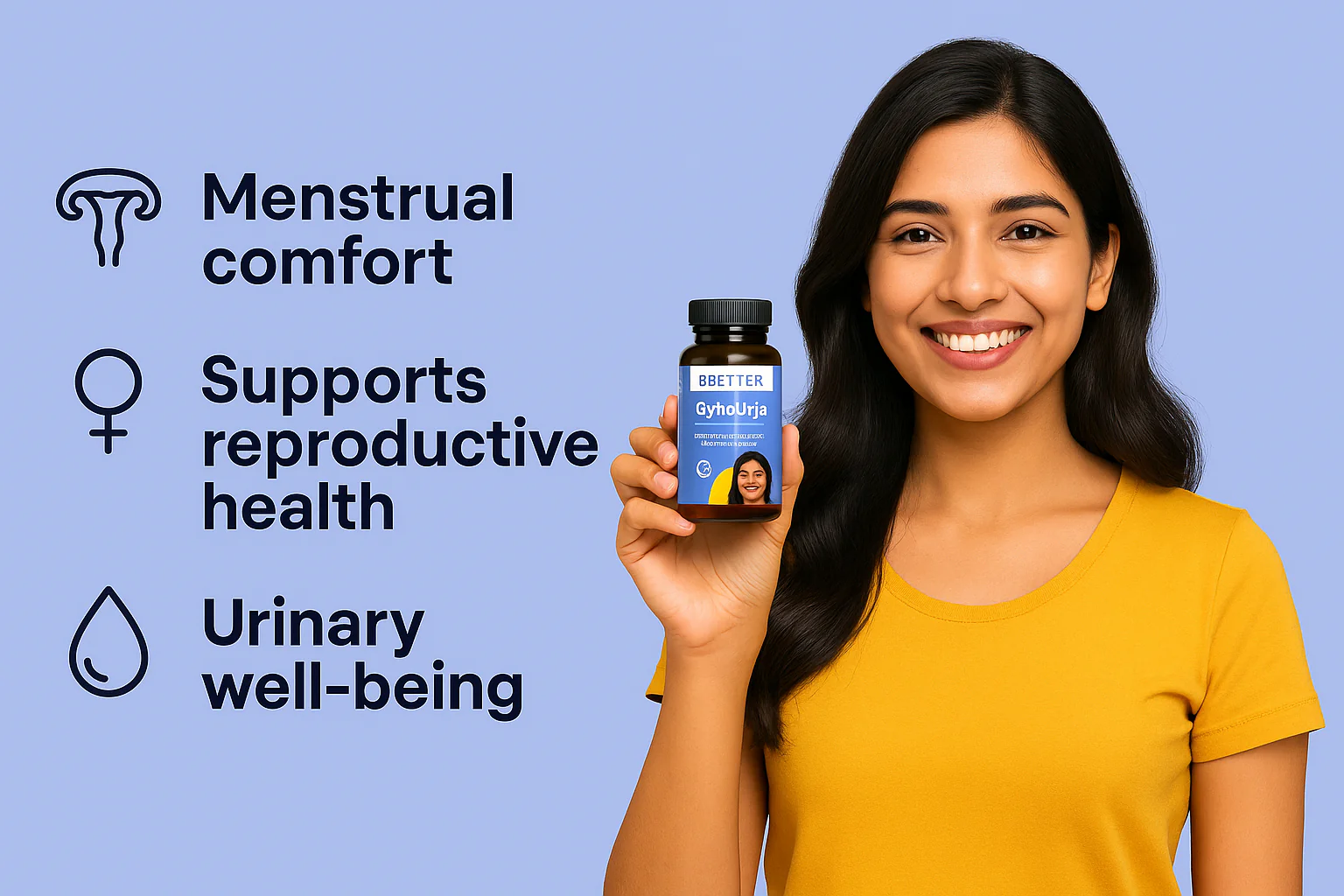 BBETTER GynoUrja - With Shatavari for Women’s Wellness, Cycle Support & Urinary Health - Image 3
