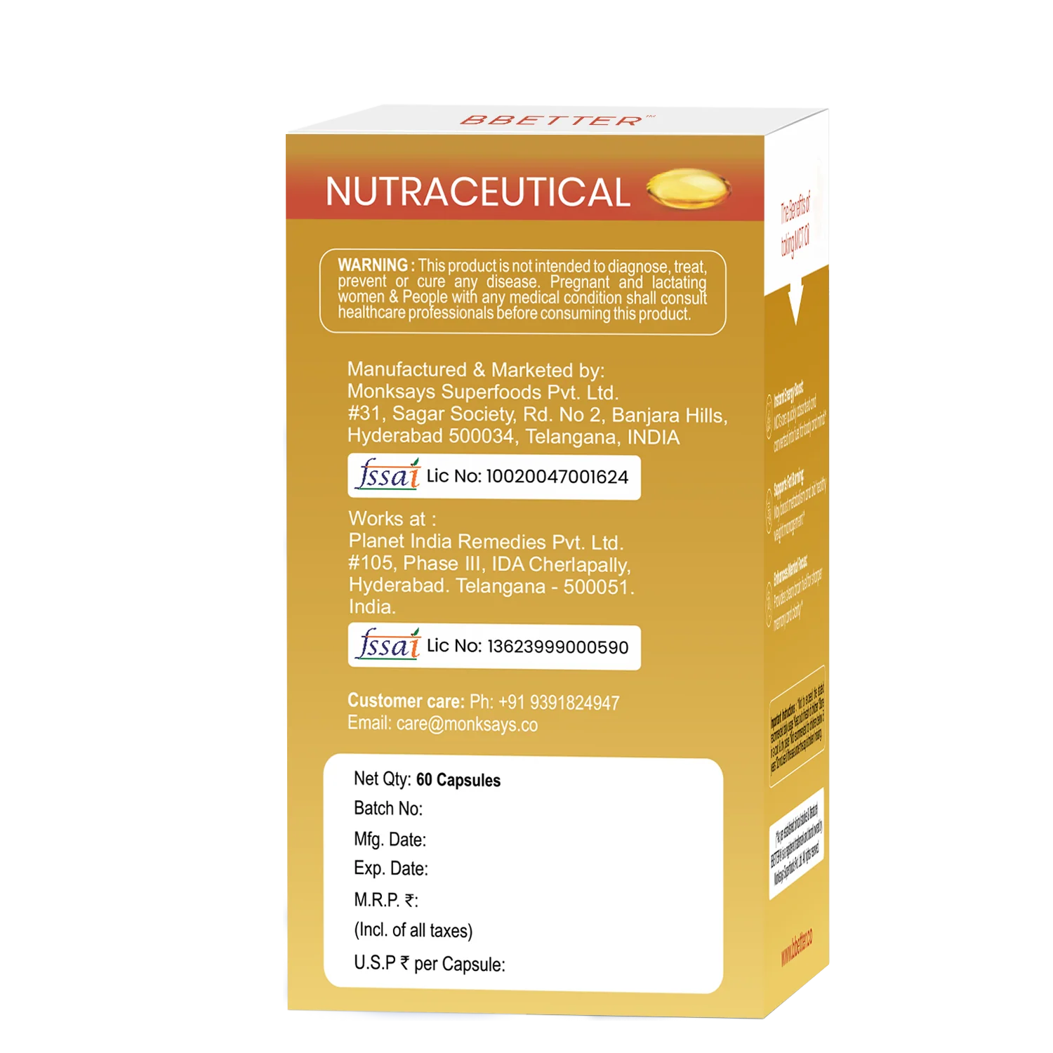 BBETTER MCT Oil Softgels - With Capric Acid & Caprylic Acid to Boost Energy and Metabolism - Image 6